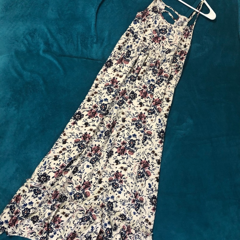 Floral Print Sun Dress Size Large